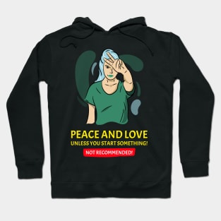 Peace and Love Hoodie